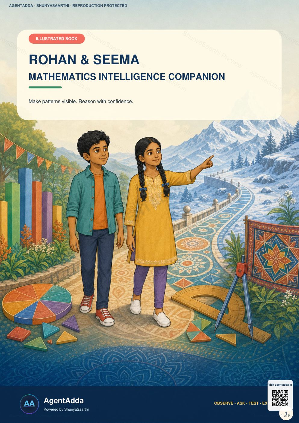 Class 6 Maths preview cover